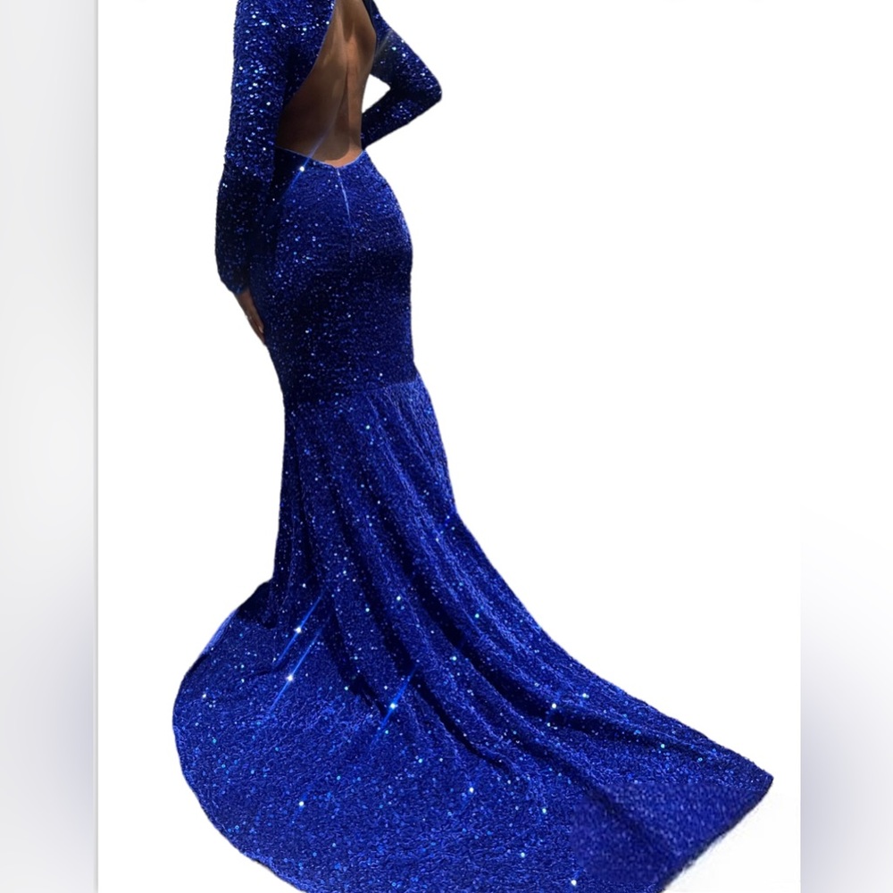 Royal Blue Sequence Prom Dress 💙